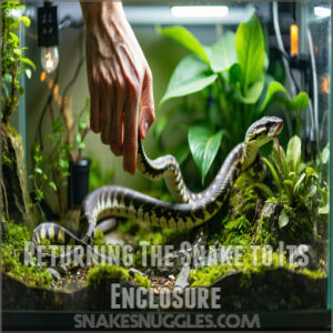 Returning The Snake to Its Enclosure