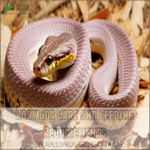 Rosy Boa Care and Feeding Requirements