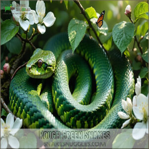 Rough Green Snakes