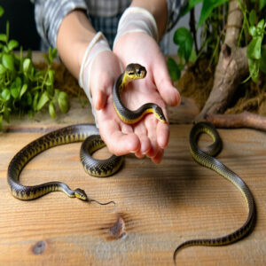 Safe Handling Techniques for Small Snakes