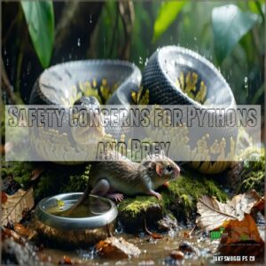 Safety Concerns for Pythons and Prey