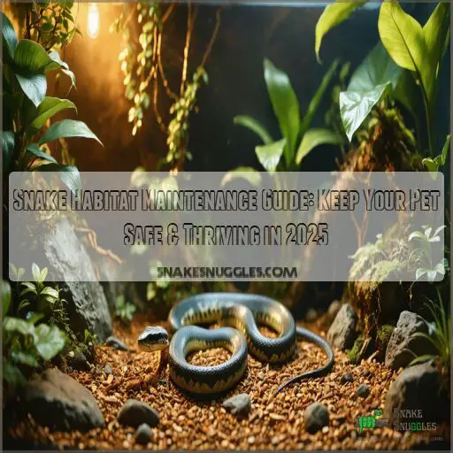 Snake Habitat Maintenance Guide: Keep Your Pet Safe & Thriving in 2025
