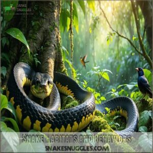 Snake Habitats and Behaviors