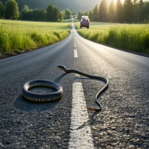 Snake Safety on The Road