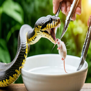 Solutions for Encouraging Snakes to Eat Frozen-Thawed Rodents