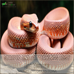 Striped and Patternless Rosy Boa Morphs