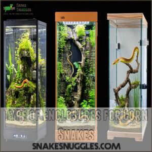 Type of Enclosures for Corn Snakes
