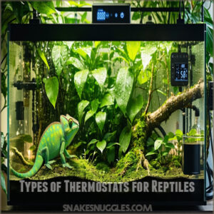 Types of Thermostats for Reptiles