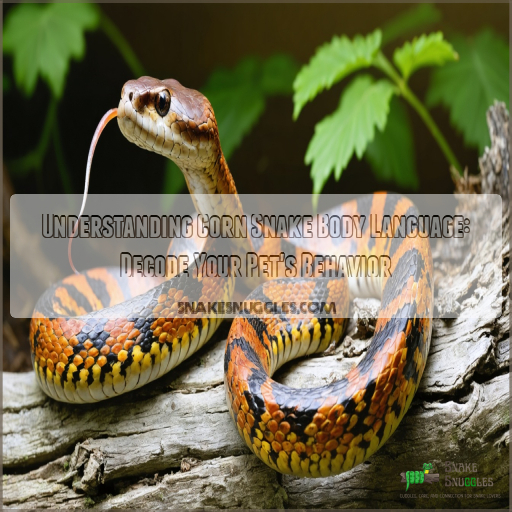 understanding corn snake body language