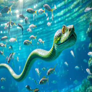 Underwater Snake Behavior