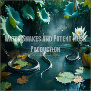 Water Snakes and Potent Musk Production