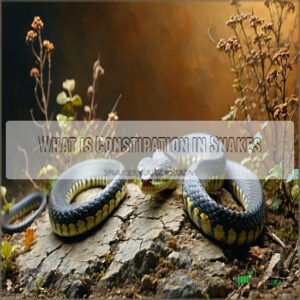 What is Constipation in Snakes