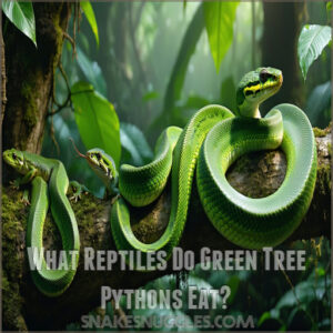 What Reptiles Do Green Tree Pythons Eat