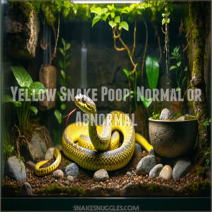 Yellow Snake Poop: Normal or Abnormal