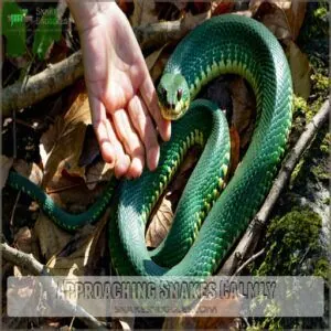 Approaching Snakes Calmly Approaching Snakes Calmly