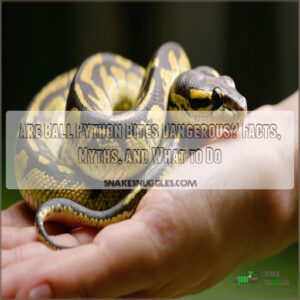 are ball python bites dangerous