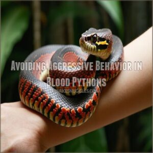 Avoiding Aggressive Behavior in Blood Pythons