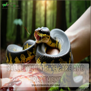 Ball Python Bite Care and Treatment