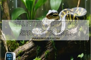 ball python humidity requirements for shedding