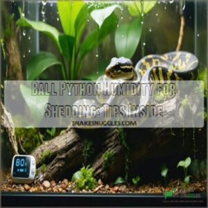 ball python humidity requirements for shedding