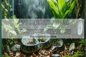 best humidity for boa constrictor terrarium