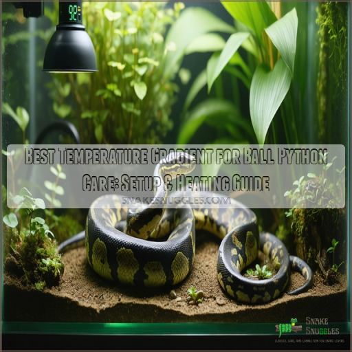 best temperature gradient for ball python