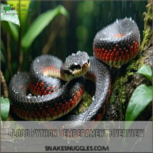 Blood Python Temperament Overview