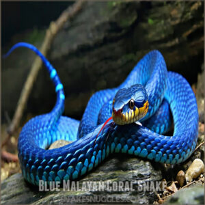 Blue Malayan Coral Snake