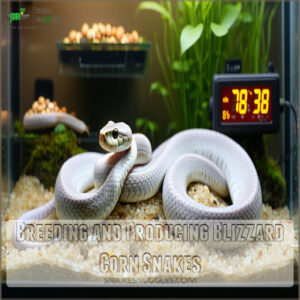 Breeding and Producing Blizzard Corn Snakes