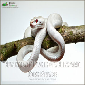 Buying and Owning a Blizzard Corn Snake