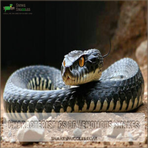 Characteristics of Venomous Snakes