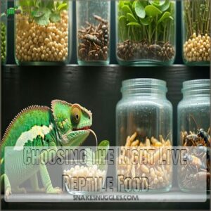 Choosing The Right Live Reptile Food