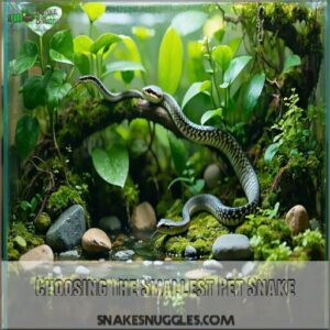 Choosing The Smallest Pet Snake