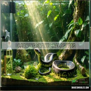 Cleaning Snake Enclosures