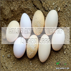 Color and Texture of Lizard Eggs