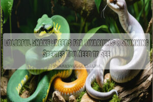 colorful snake breeds for vivariums