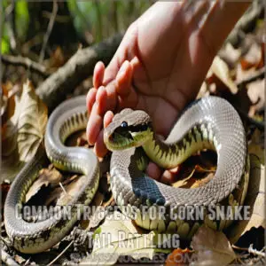 Common Triggers for Corn Snake Tail Rattling