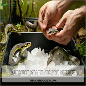 Consider Snake Age and Species