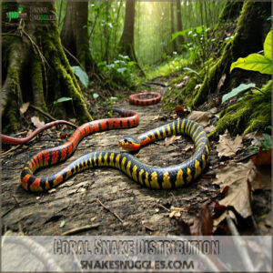 Coral Snake Distribution