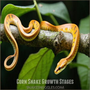 Corn Snake Growth Stages