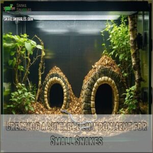 Creating a Suitable Environment for Small Snakes