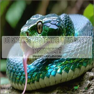 do snakes recognize your scent