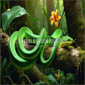 Emerald Green Pit Viper