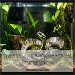 Essential Housing Requirements for Boa Constrictors Essential Housing Requirements for Boa Constrictors