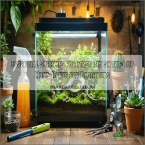 essential supplies for first pet snake essential supplies for first pet snake