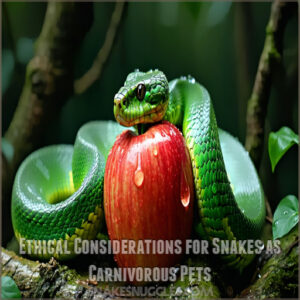 Ethical Considerations for Snakes as Carnivorous Pets