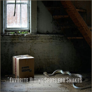 Favorite Hiding Spots for Snakes