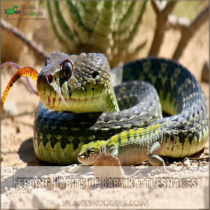 Feeding Habits of Baby Rattlesnakes