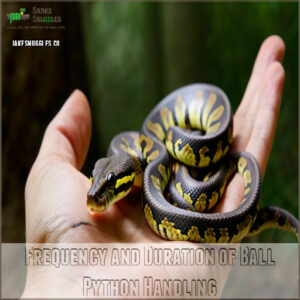 Frequency and Duration of Ball Python Handling