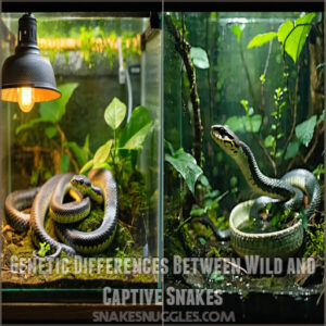 Genetic Differences Between Wild and Captive Snakes